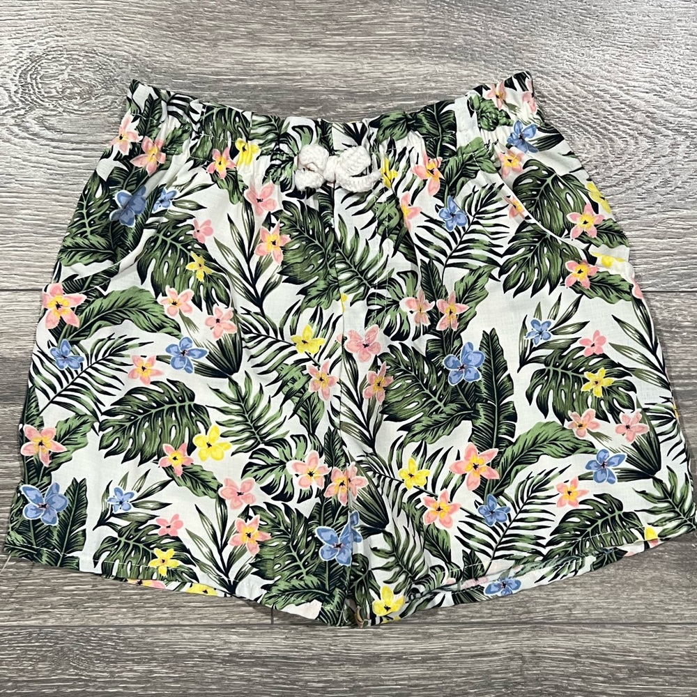5/$7 💰Girls Tropical Floral Print Shorts